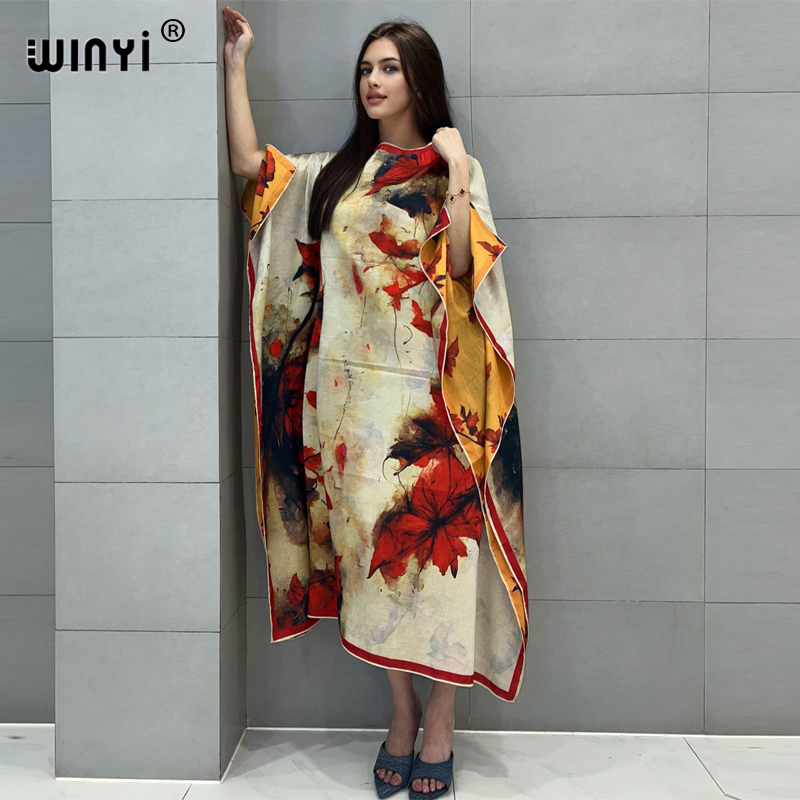 Boho Summer Beach Maxi Dress - Пляжное платье WINYI высокого качества с
