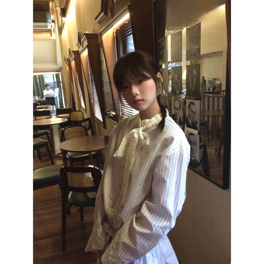 Корейское платье-рубашка в шко – обзор и цена Korean Style A Line Shirt Dress
