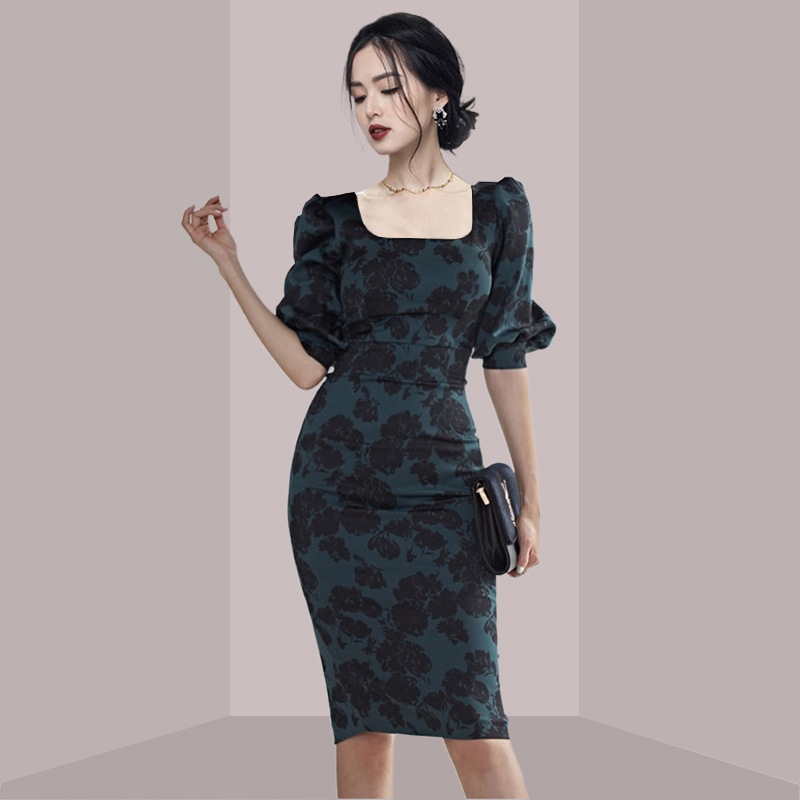 Элегантное женское платье миди – обзор и цена French Vintage Floral Midi Dress