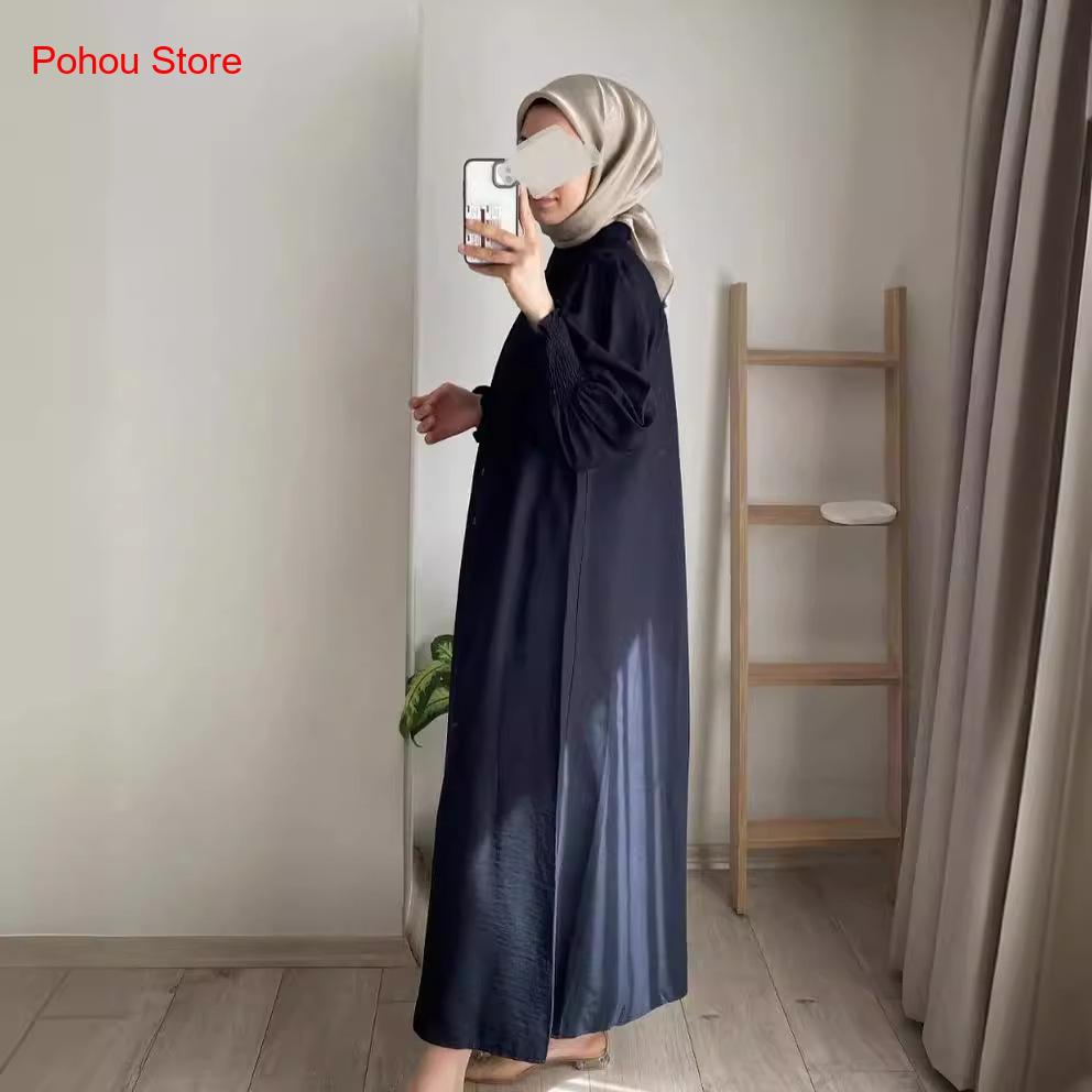 Платье-рубашка в корейском сти – обзор и цена Korean Style A Line Shirt Dress