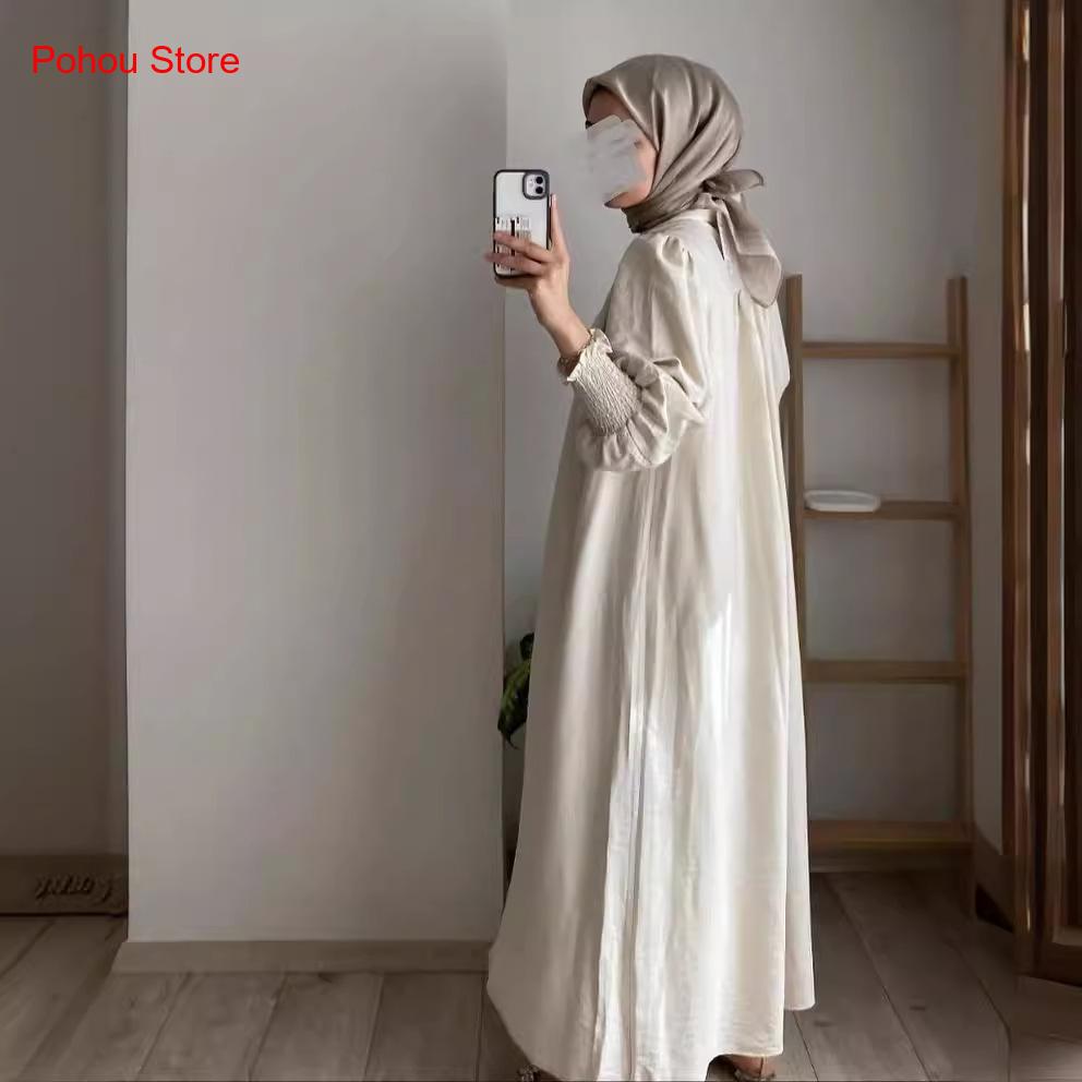 Платье-рубашка в корейском сти – обзор и цена Korean Style A Line Shirt Dress