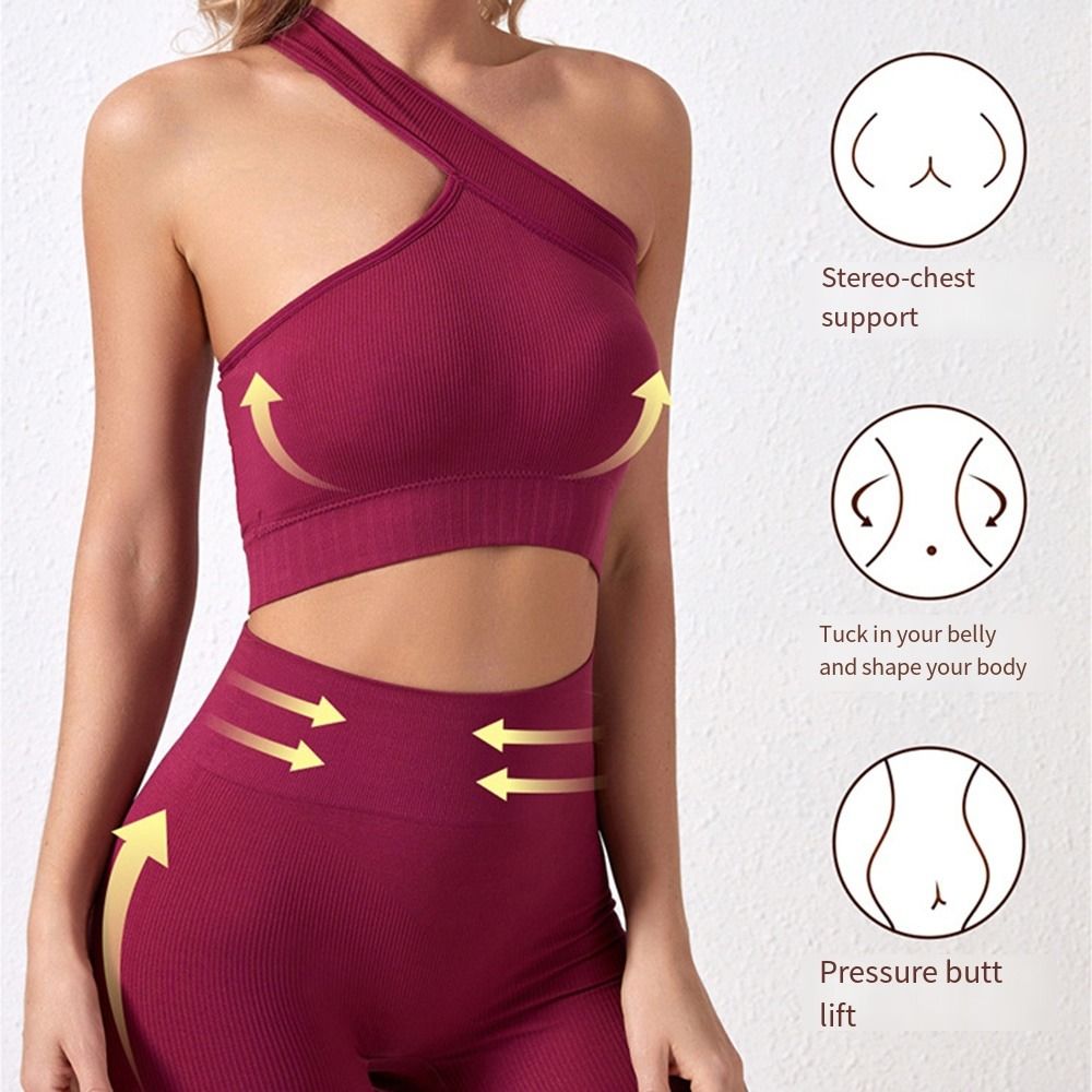 2 шт. комфортных бесшовных жен – обзор и цена Seamless Ribbed Workout Tank Top