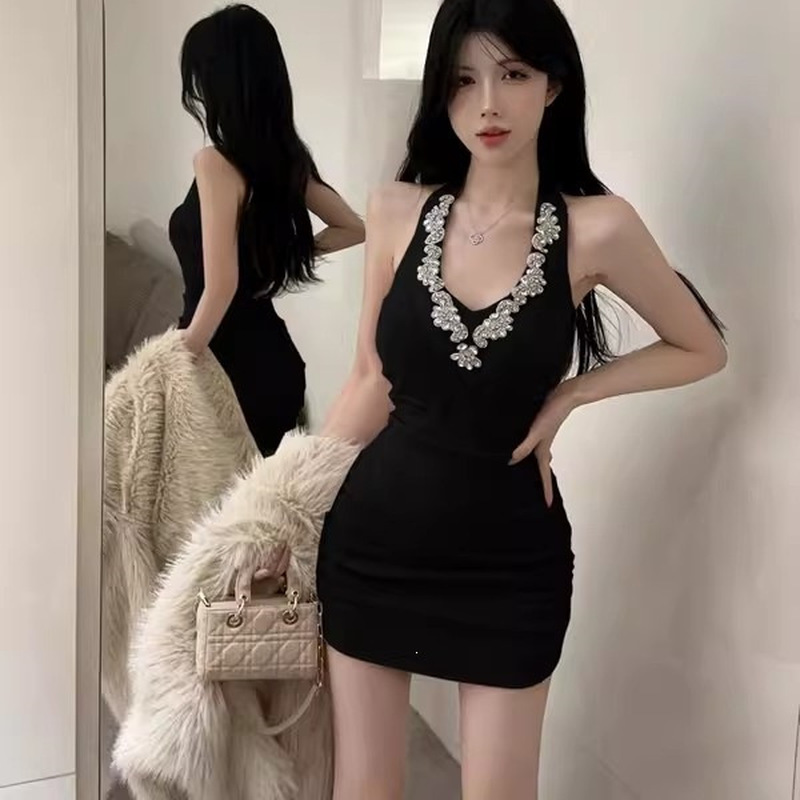 Сексуальное черное мини-платье – обзор и цена Sparkly Rhinestone Club Party Dress